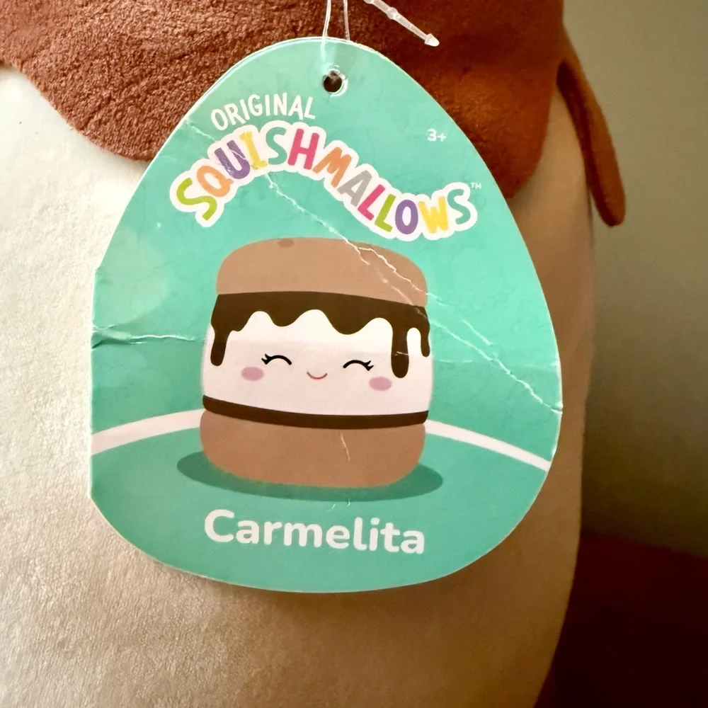 Squishmallows 16” Carmelita Plush S’more Large Plush Squishy Camping Outdoors - Picture 6 of 8